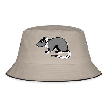 Rat Cool Lunettes de soleil Côté Roggeur drôle - Bob - kaki/noir - Devant