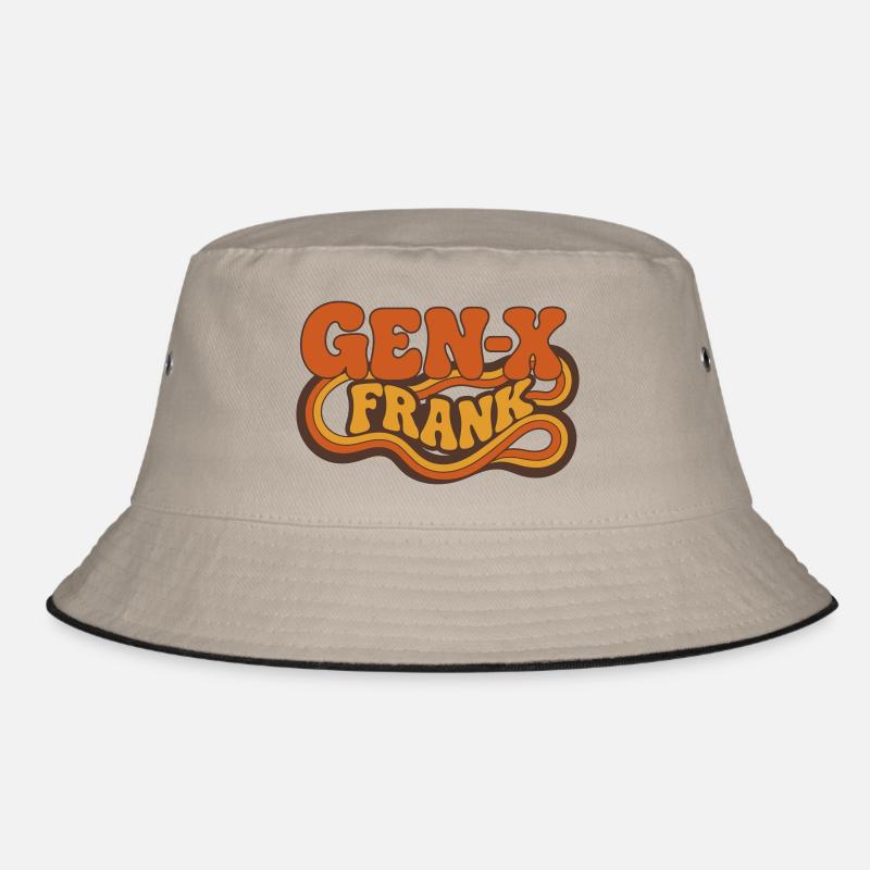 Gen-X Frank Retro Logo Bucket Hat