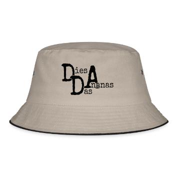 Dies Das Ananas - Bucket Hat - Khaki/Schwarz - Vorne