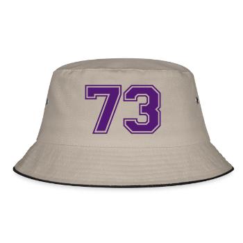 73 - Bucket Hat - Khaki/Schwarz - Vorne