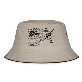 Fahrrad - Bucket Hat - khaki/black - Front