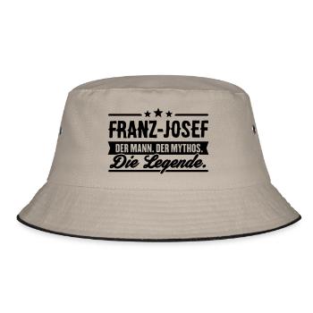 Man Myth Legend Franz-Josef - Bucket Hat - khaki/black - Front