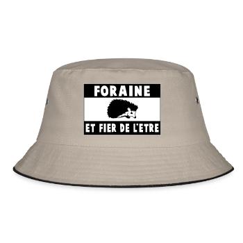 Fier d'être forain niolo - Bob - kaki/noir - Devant