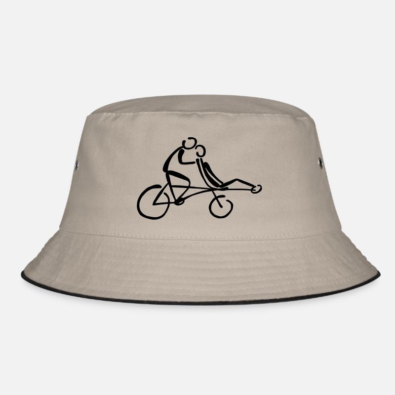 Pinogramm Pino Stufentandem Tandem - Bucket Hat - Khaki/Schwarz