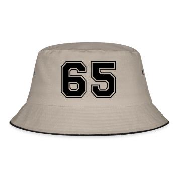 65 - Bucket Hat - khaki/black - Front
