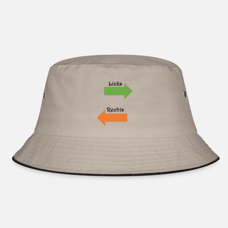 Left and right Bucket Hat