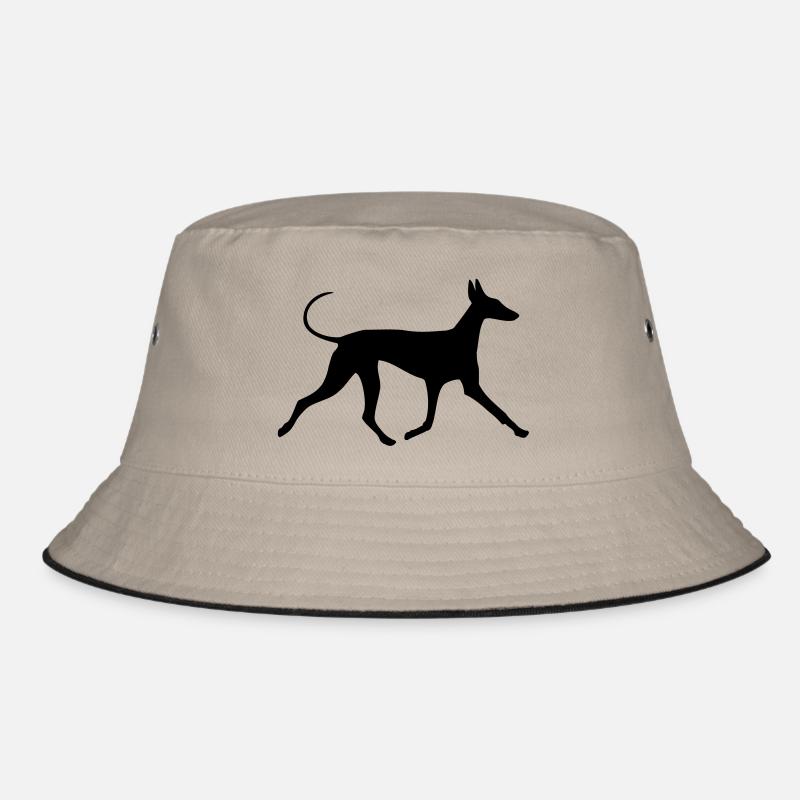 Pharao Hound - Bucket Hat - Khaki/Schwarz