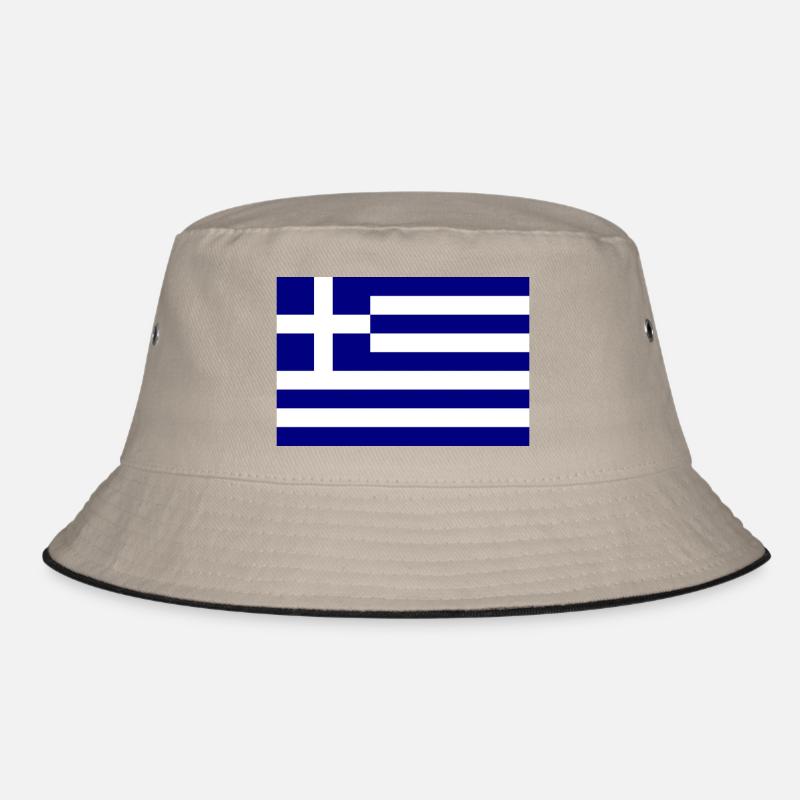 Greece flag Bucket Hat
