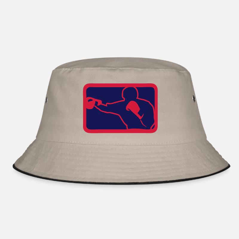 Boxen Boxen boxen amerikanischen logo5 Bucket Hat