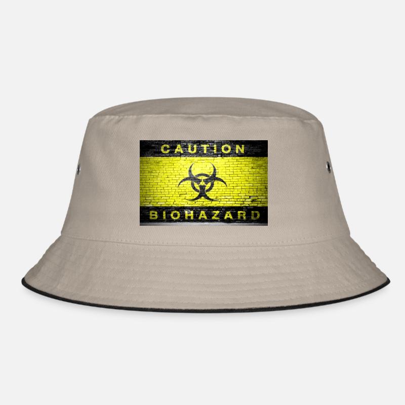 Attention Biohazard brique mur affiche Bob