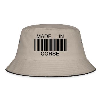 Made in Corse - Bob - kaki/noir - Devant