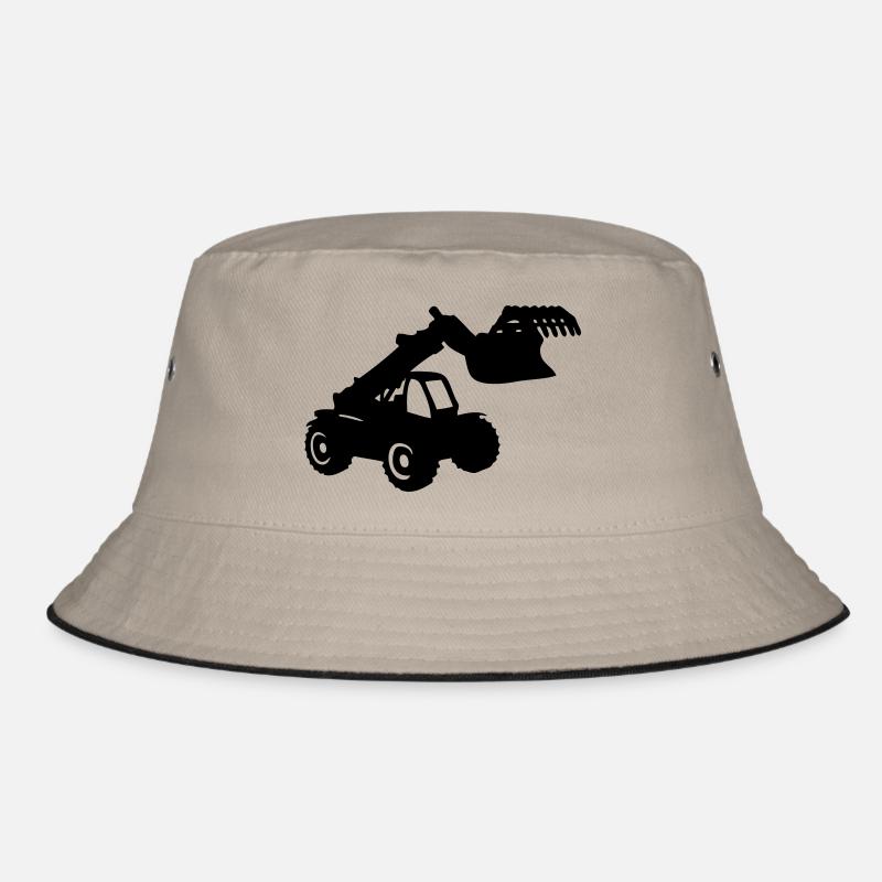 Gabel loader Gabellader Baggerlader excavator Bucket Hat