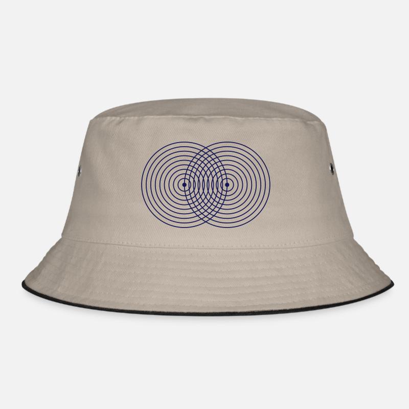 Vesica Piscis Galaxie Heilige Geometrie Evolution Bucket Hat