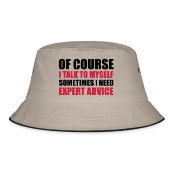 Expert Advice - Bucket Hat - khaki/black - Front