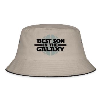 Best Son In The Galaxy - Bucket Hat - khaki/black - Front
