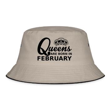 queens are born in february - Bob - kaki/noir - Devant