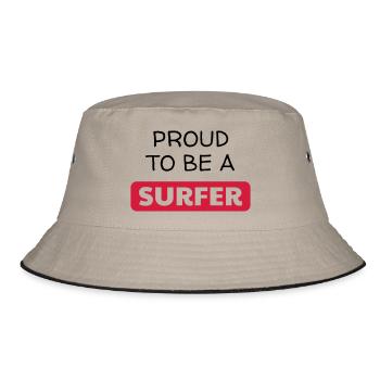 surf / surfeur / surfer / plage - Bob - kaki/noir - Devant