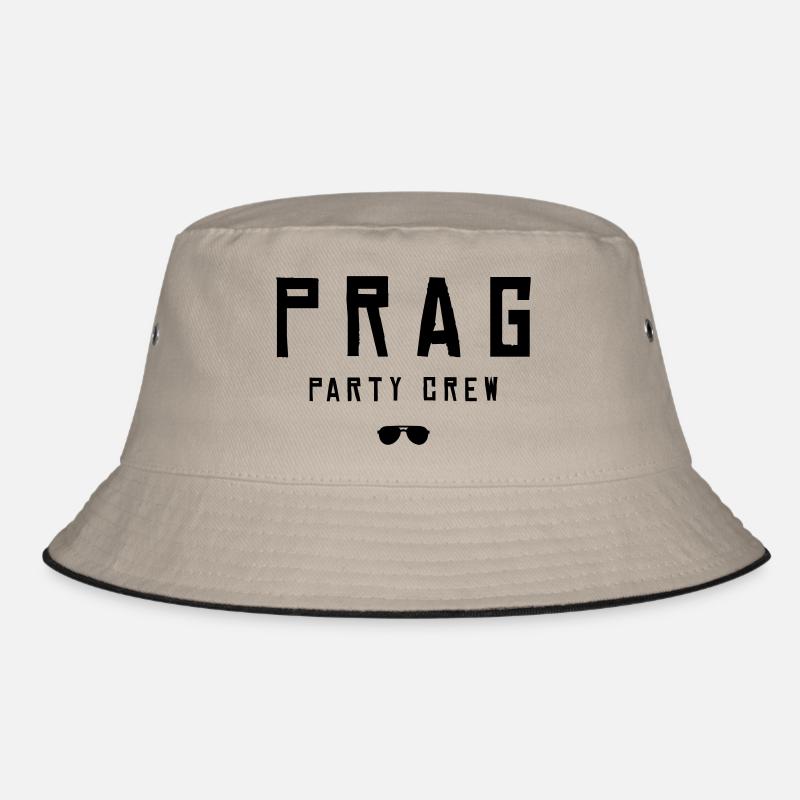 prag party crew cool Bucket Hat