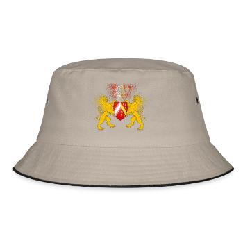 T-shirt Alsace Lions Coat of arms Omega - Bucket Hat - khaki/black - Front
