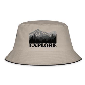 Explorez les cadeaux de plein air de camping et de randonnée en montagne - Bob - kaki/noir - Devant