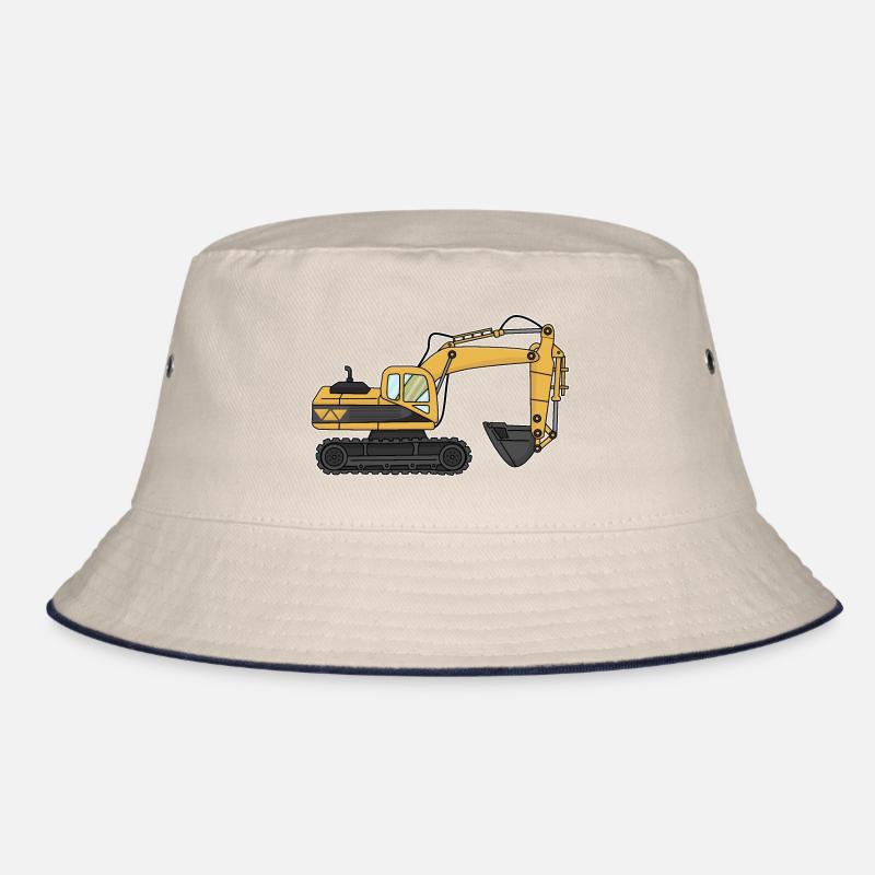 Bagger, Baustelle Bucket Hat