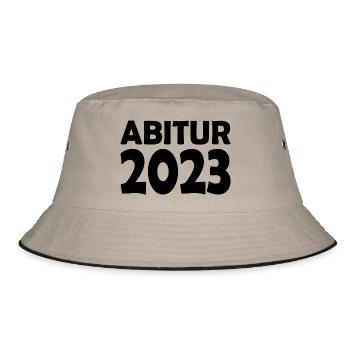 Abitur 2023 - Bucket Hat - Khaki/Schwarz - Vorne