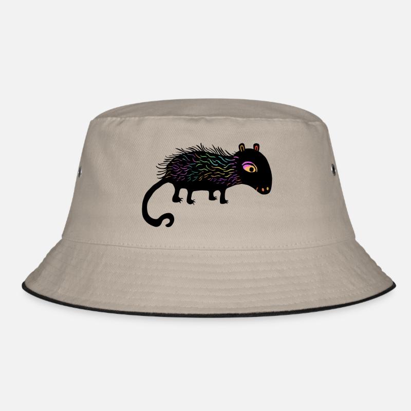 Regenbogenfusseltier Bucket Hat