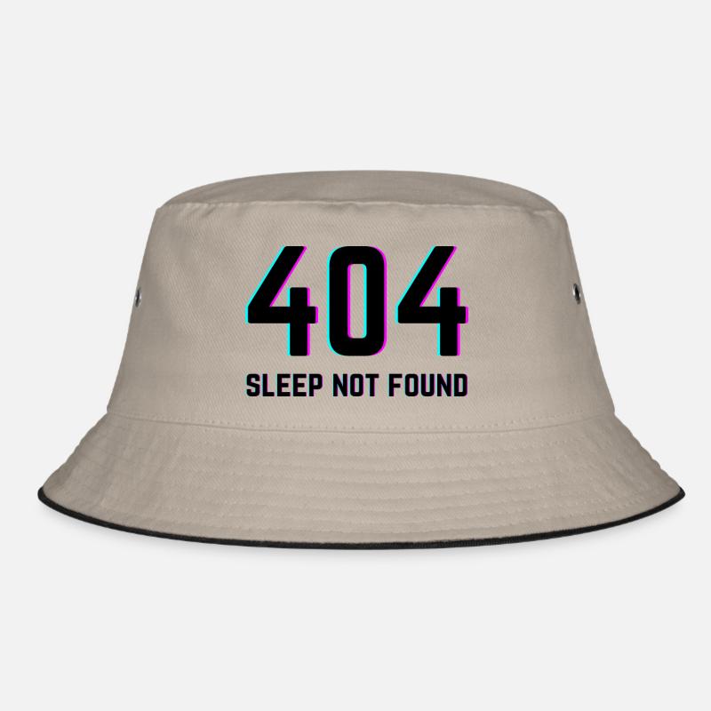 404 Sleep Not Found Bucket Hat