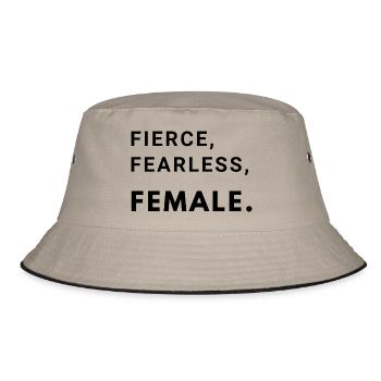 Féroce, intrépide, féminine. - Bob - kaki/noir - Devant