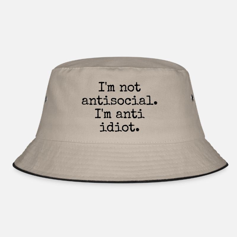 Introverted and picky Bucket Hat