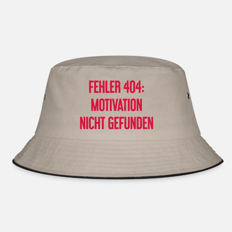Fehler 404: Motivation nicht gefunden Bucket Hat