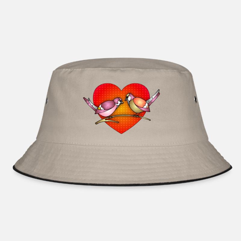 Bunte Vögel Bucket Hat
