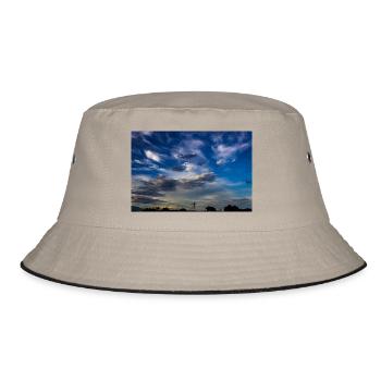 the sky - Bucket Hat - khaki/black - Front