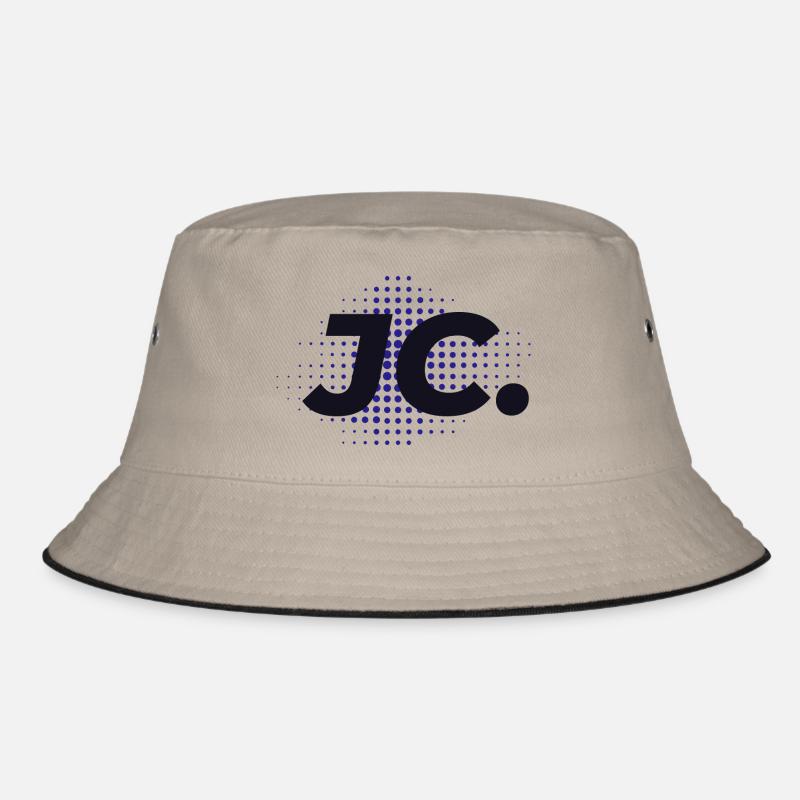 JC. Punkte - Bucket Hat - Khaki/Schwarz
