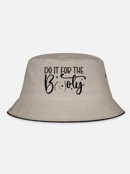 Do It for the Booty - Bucket Hat - Khaki/Schwarz