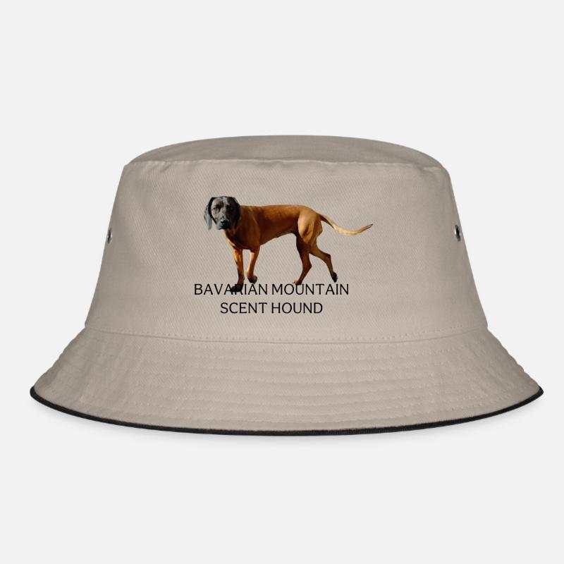 Bayerischer Gebirgsjagdhund 04 - Bucket Hat - Khaki/Schwarz