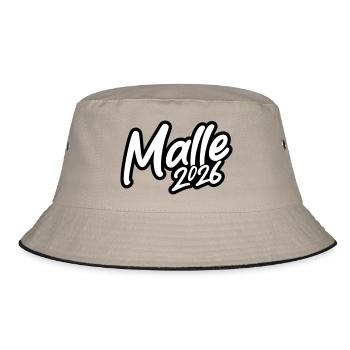 Malle 2026 - Bucket Hat - khaki/black - Front