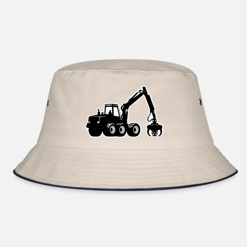 Harvester Silhouette Bucket Hat