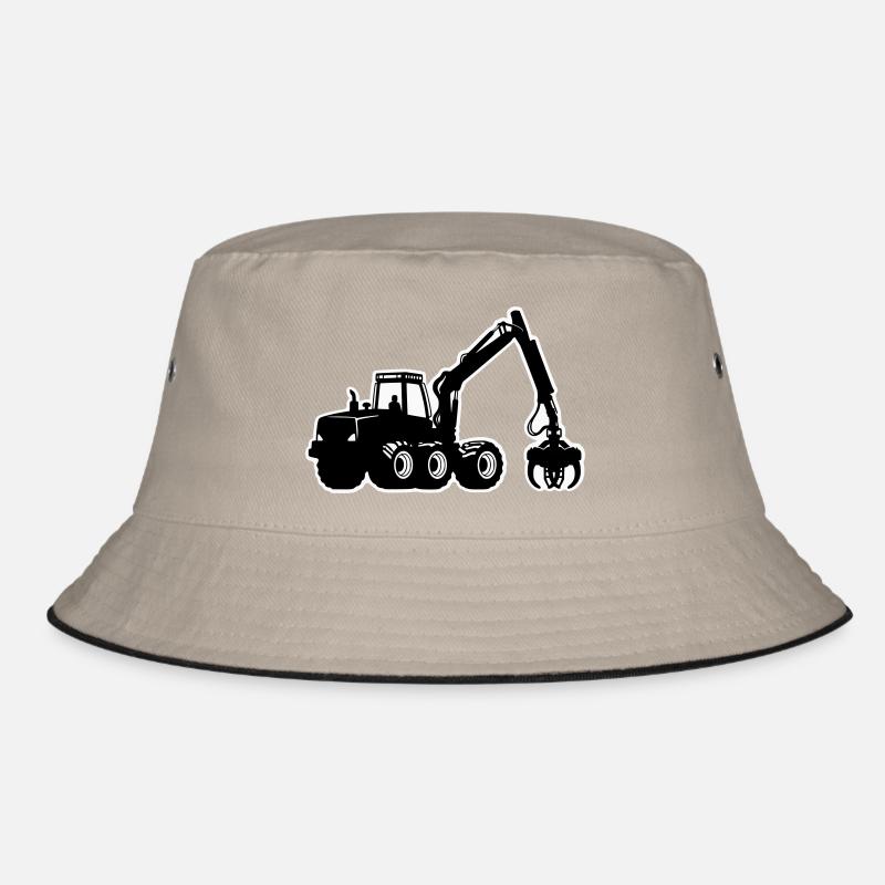 Harvester Silhouette Bucket Hat