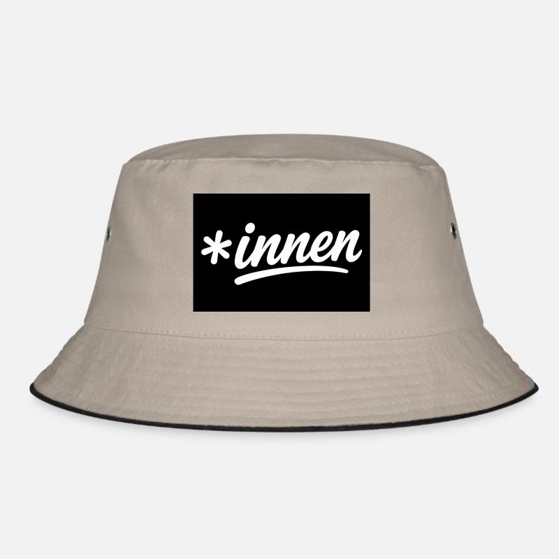 *innen Stil Logo Bucket Hat