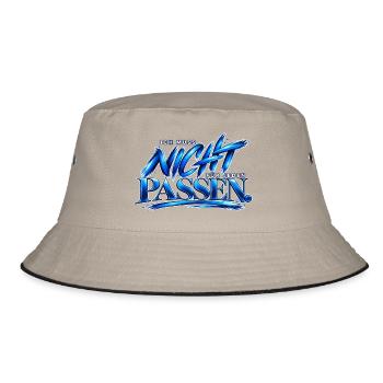 Ich muss nicht für jeden passen – Selbstliebe  - Bucket Hat - Khaki/Schwarz - Vorne
