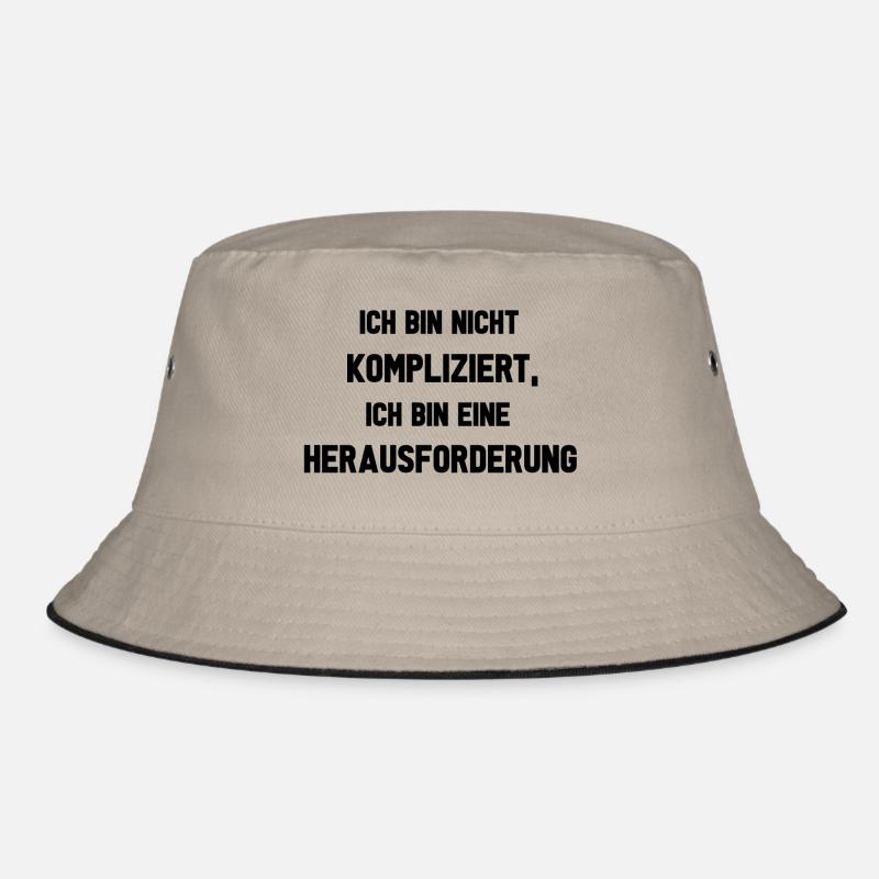 I'm not complicated Bucket Hat