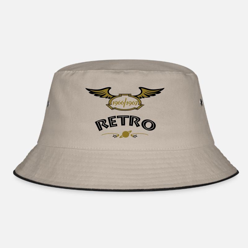 1966 1967 - Bucket Hat - Khaki/Schwarz