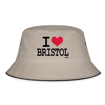j'aime bristol par wam - Bob - kaki/noir - Devant