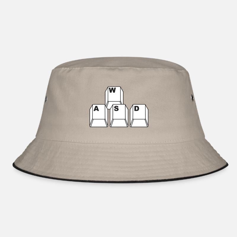 WASD - Bucket Hat - Khaki/Schwarz