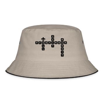 Pfadfinder - Allzeit Bereit - Bucket Hat - Khaki/Schwarz - Vorne