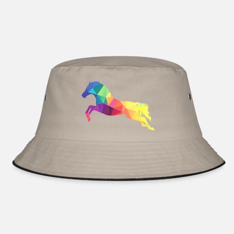 Springendes Pferd Bucket Hat