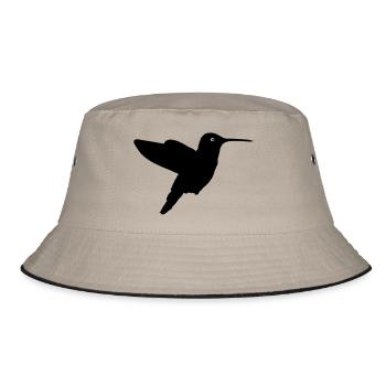 Kolibri - Bucket Hat - Khaki/Schwarz - Vorne