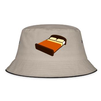 bed - Bucket Hat - khaki/black - Front