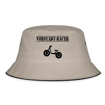 Laufrad Vorstadt Racer 1 VECTOR - Bucket Hat - Khaki/Schwarz - Vorne